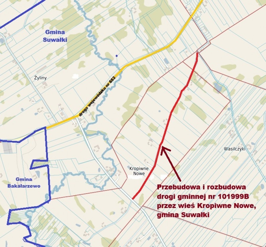 Gmina Suwałki. Rozpoczyna się przebudowa drogi Kropiwne Nowe - Wasilczyki