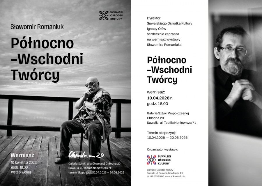 Sławomir Romaniuk z wystawą w Suwałkach. Obok tych fotografii nie sposób przejść obojętnie