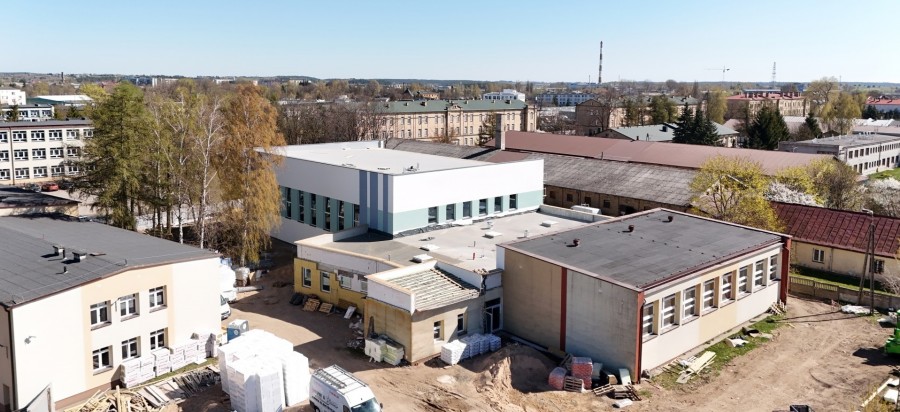 Hala sportowa ZS nr 4 w Suwałkach prawie gotowa [zdjęcia]