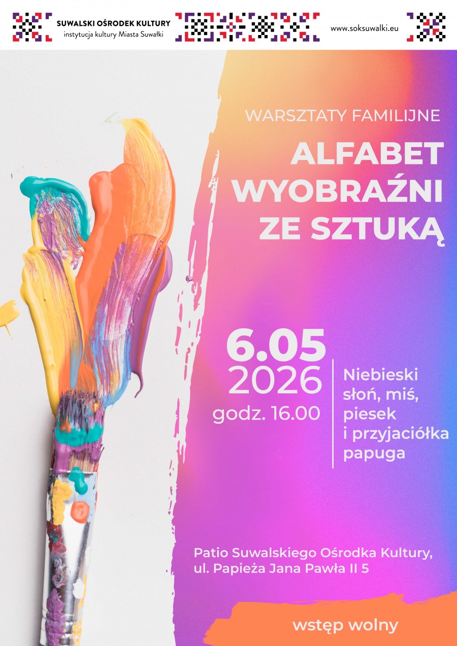 ALFABET WYOBRAŹNI ZE SZTUKĄ – Niebieski słoń, miś, piesek i przyjaciółka papuga