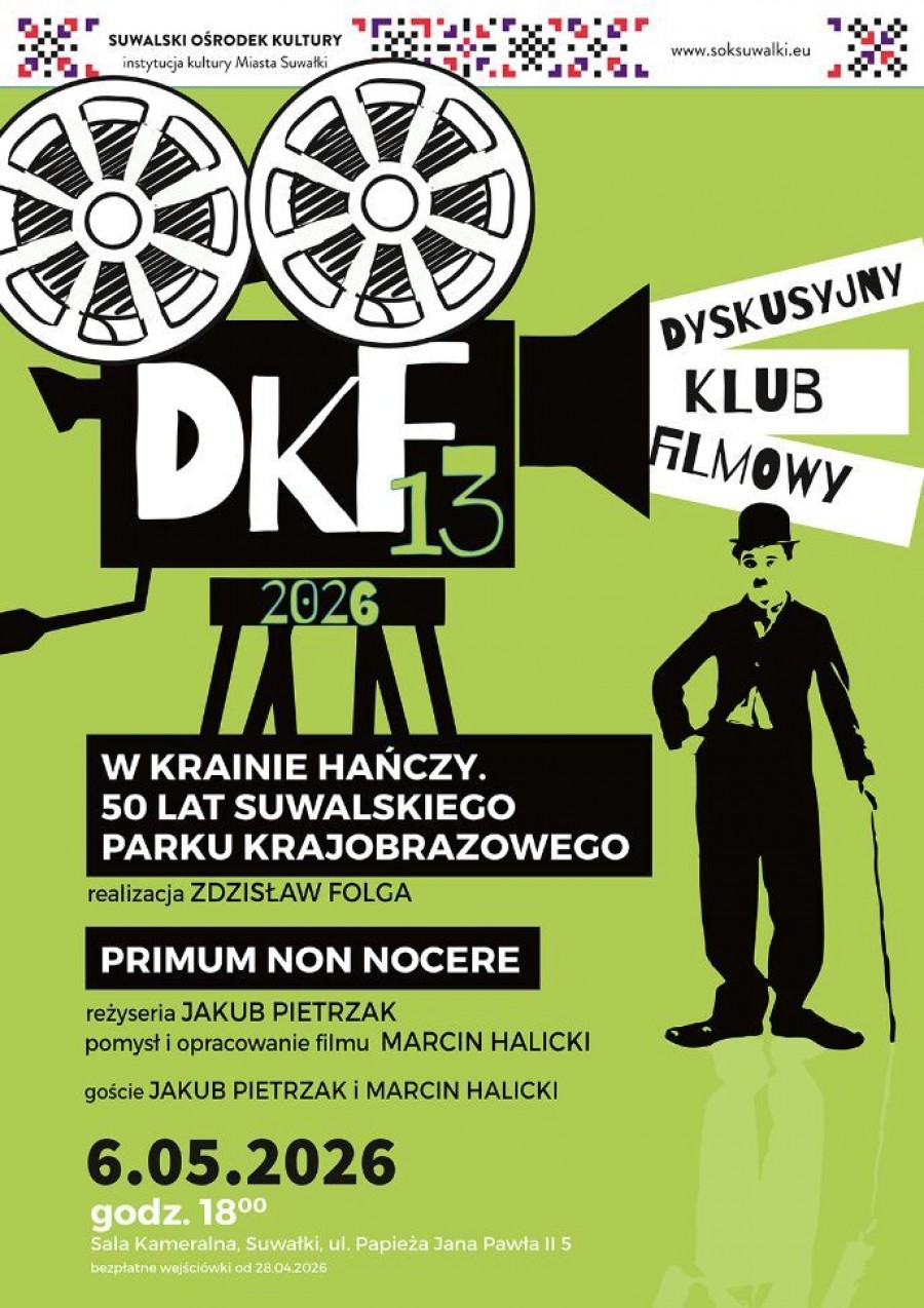 DKF 13 – W krainie Hańczy. 50 lat Suwalskiego Parku Krajobrazowego. Primum non nocere 