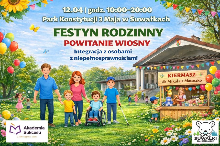 Festyn Rodzinny – Powitanie Wiosny w Suwałkach!  