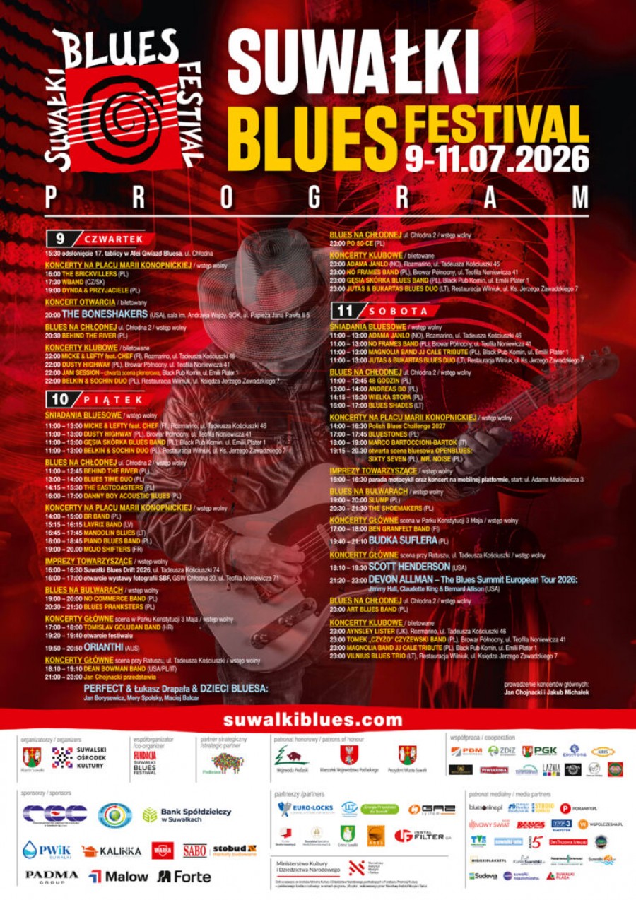 19. edycja Suwałki Blues Festival 2026