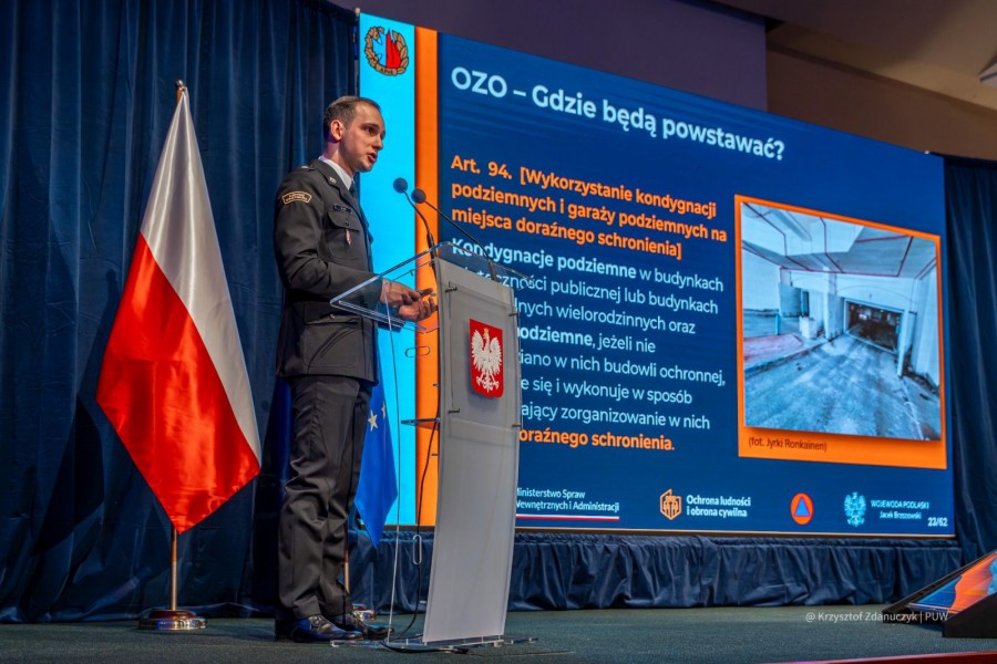 Setki milionów zł na ochronę ludności i obronę cywilną w Podlaskiem. Priorytetem budowa schronów