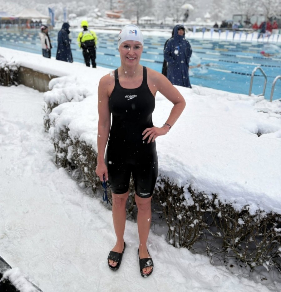 Suwalczanka Magdalena Bielawska mistrzynią Europy w pływaniu lodowym. Szczęśliwe Molveno [zdjęcia]