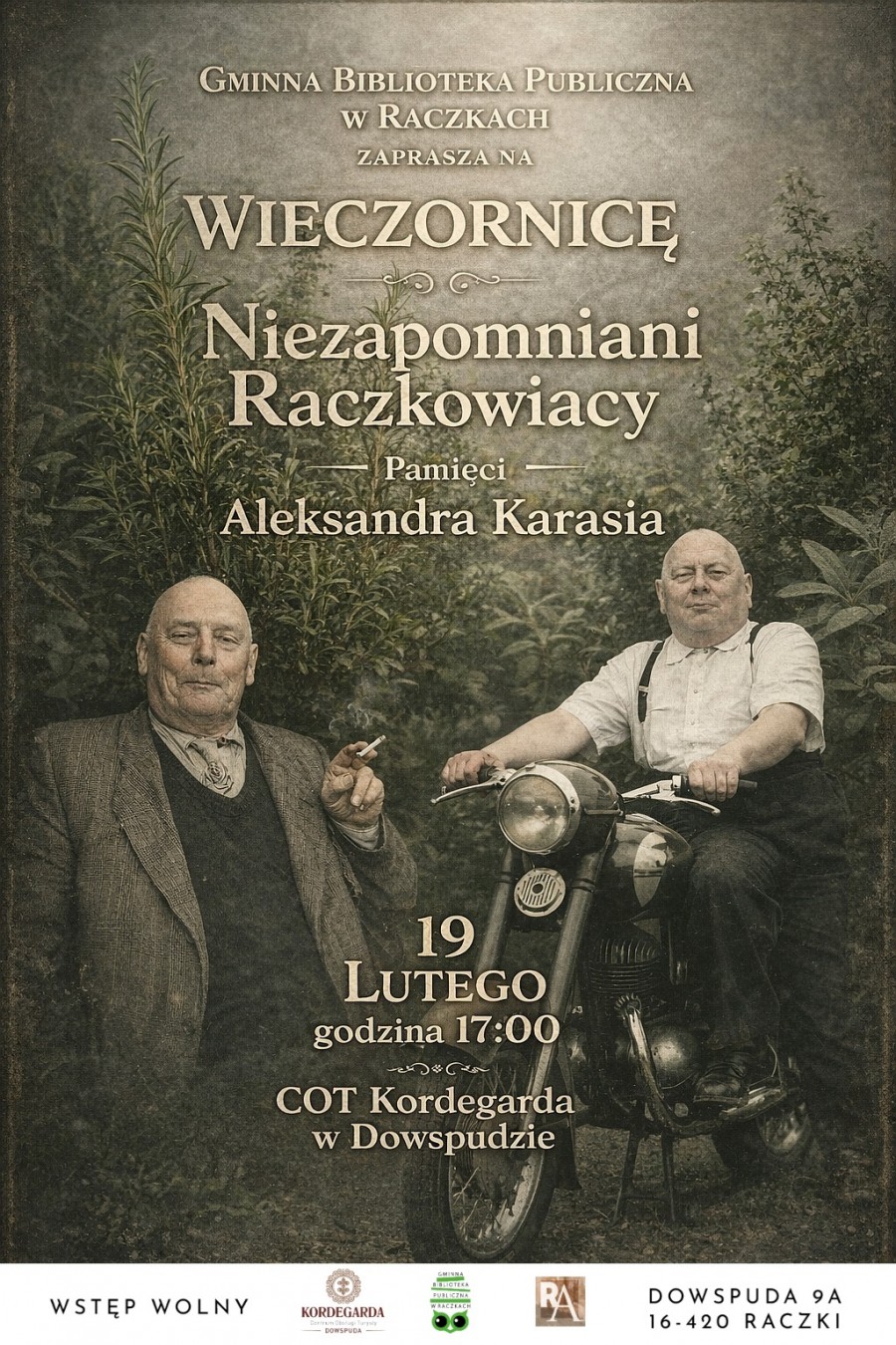 Wieczornica poświęcona pamięci zielarza i znachora Aleksandra Karasia 