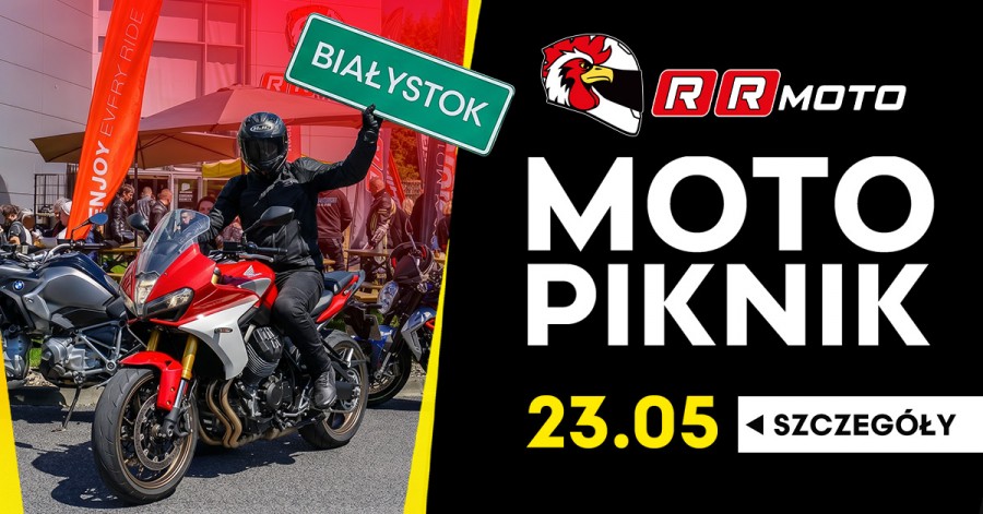 Motopiknik RRmoto w tę sobotę w Białymstoku. Największy sklep motocyklowy na Podlasiu zaprasza