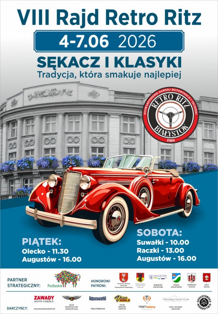 VIII Rajd Retro Ritza w Raczkach!