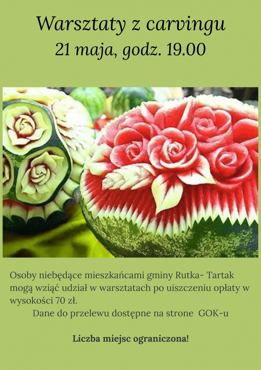 Warsztaty carvingu w Rutce-Tartak