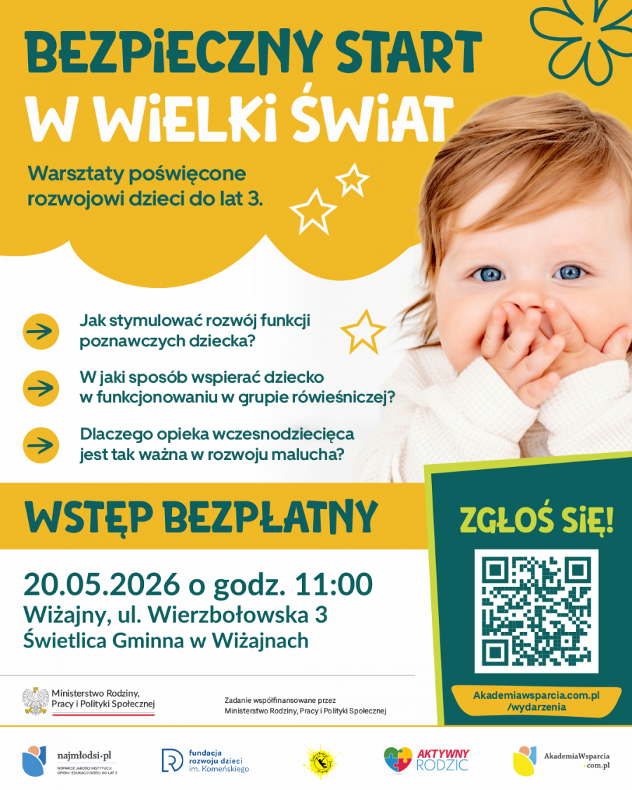 Bezpłatne warsztaty dla rodziców w Wiżajnach