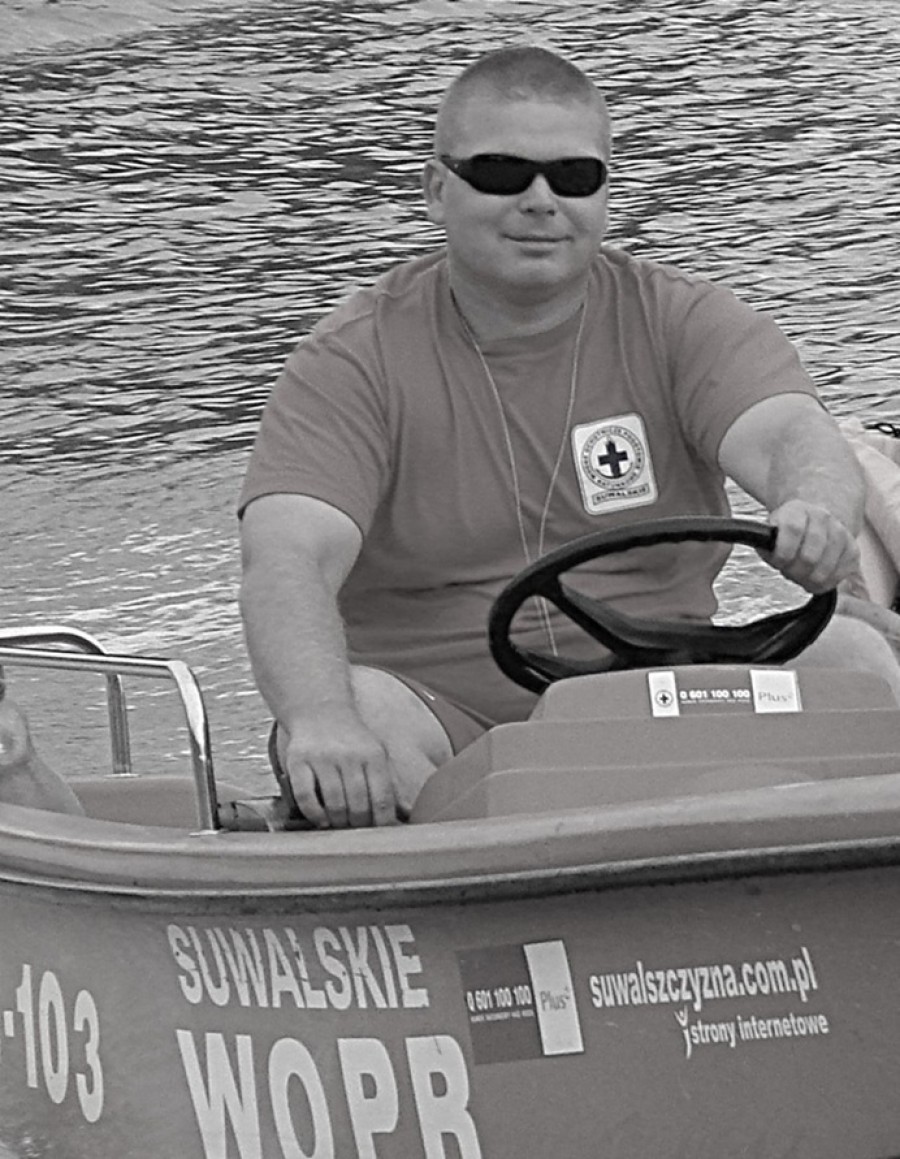 Suwałki. Nie żyje Tomasz Żynda, ratownik i instruktor pływania