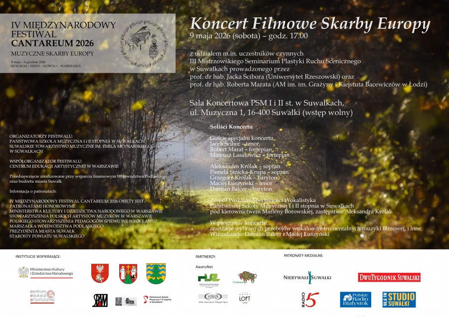 Koncert Filmowe Skarby Europy 