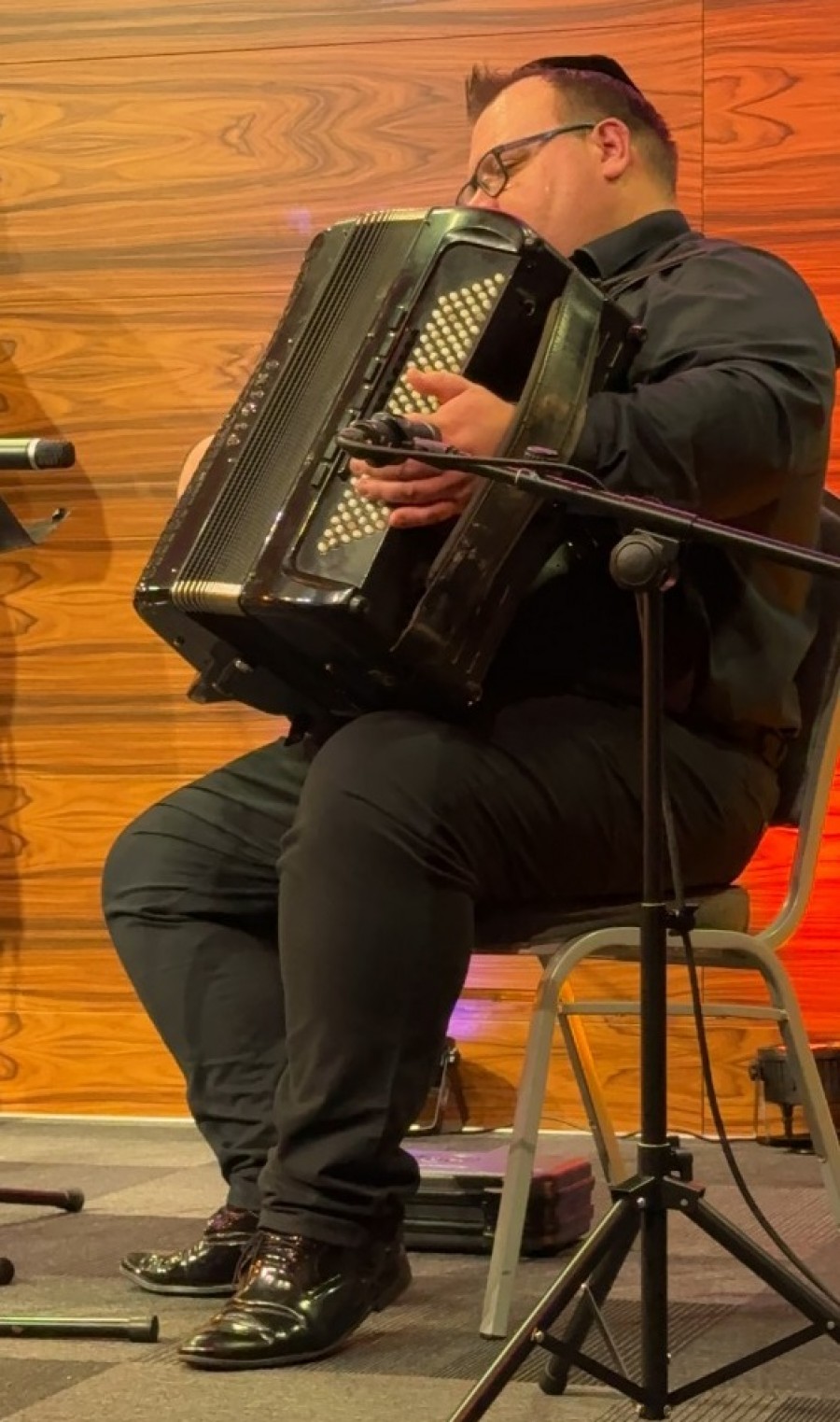 Rafał Grząka na niezwykłym koncercie akordeonowym w Puńsku