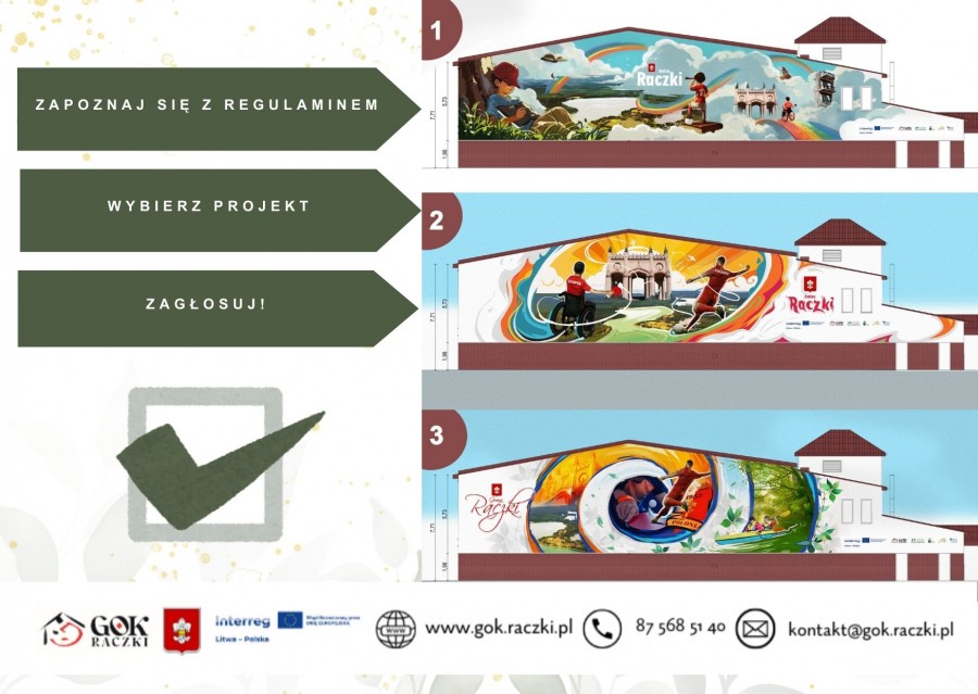 W Raczkach powstanie mural. Będzie można głosować na wybrany projekt