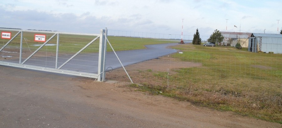 Przetarg na hangar zabezpieczenia logistycznego ewakuacji osób i dóbr kultury na lotnisku Suwałki