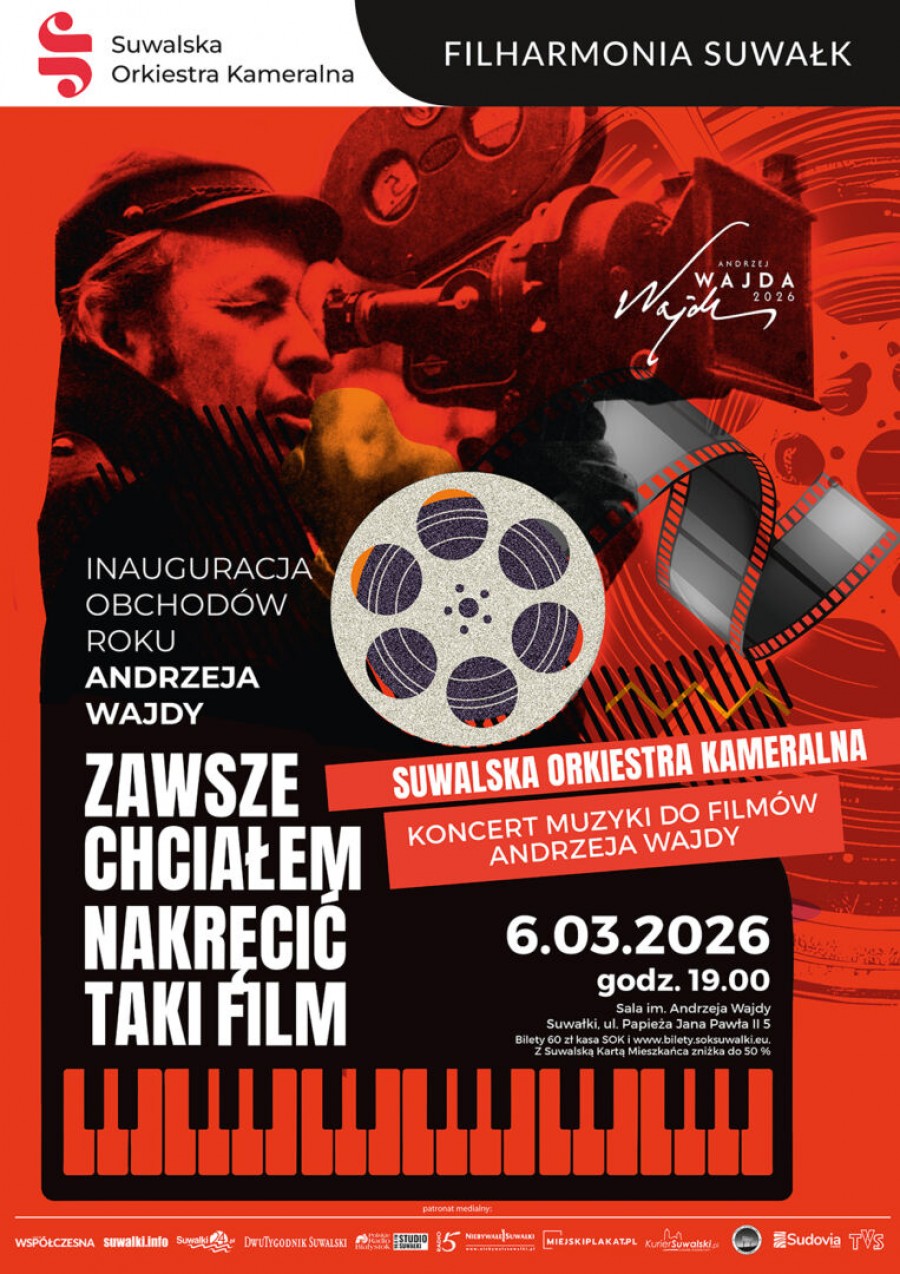 Filharmonia Suwałk. Zawsze chciałem nakręcić taki film. Koncert muzyki do filmów Andrzeja Wajdy