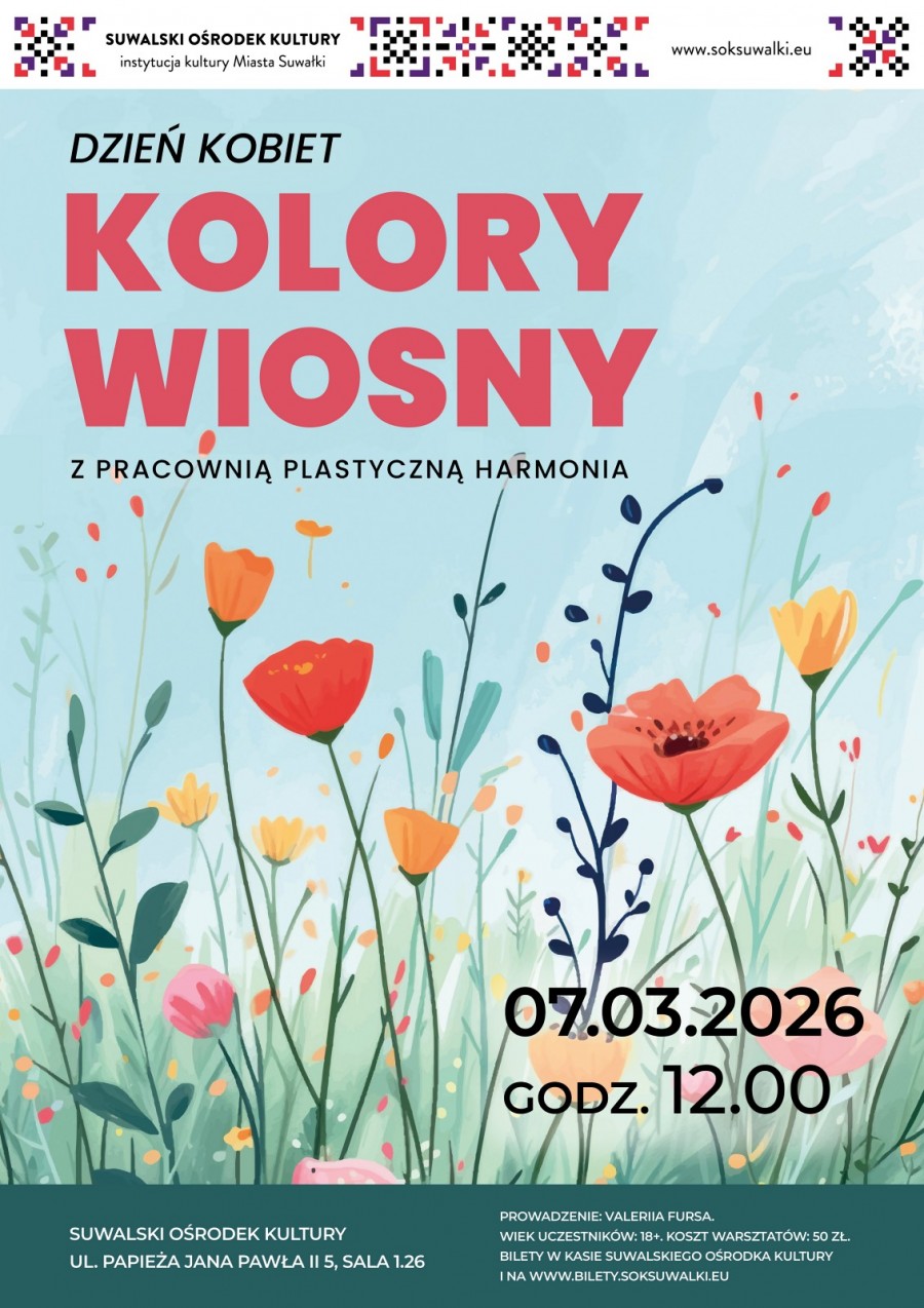 KOLORY WIOSNY. Dzień Kobiet  z Pracownią Plastyczną HARMONIA. Dorośli