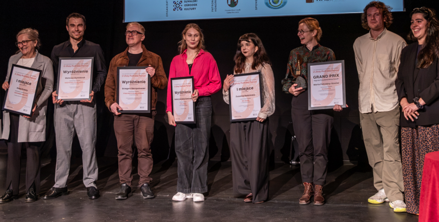 Złote Podkowy Pegaza rozdane w Suwałkach. Znamy laureatów XXII Ogólnopolskich Spotkań z Monodramem