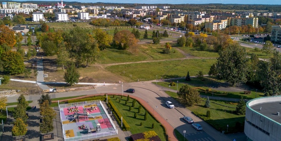 Zagospodarowanie terenu przy suwalskim Aquaparku. Zostanie działka pod market [zdjęcia]