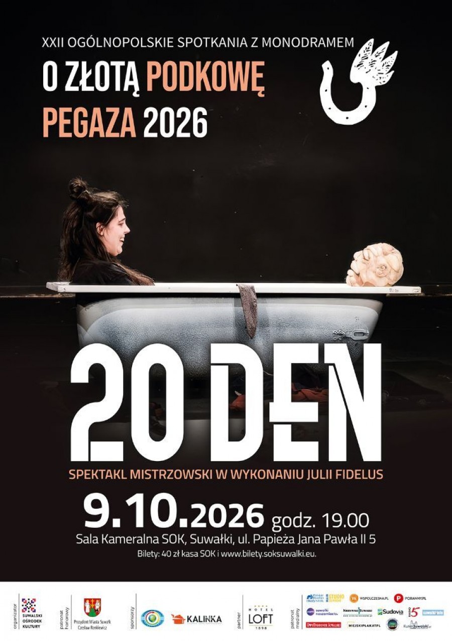 Spektakl 20 DEN w wykonaniu Julii Fidelus