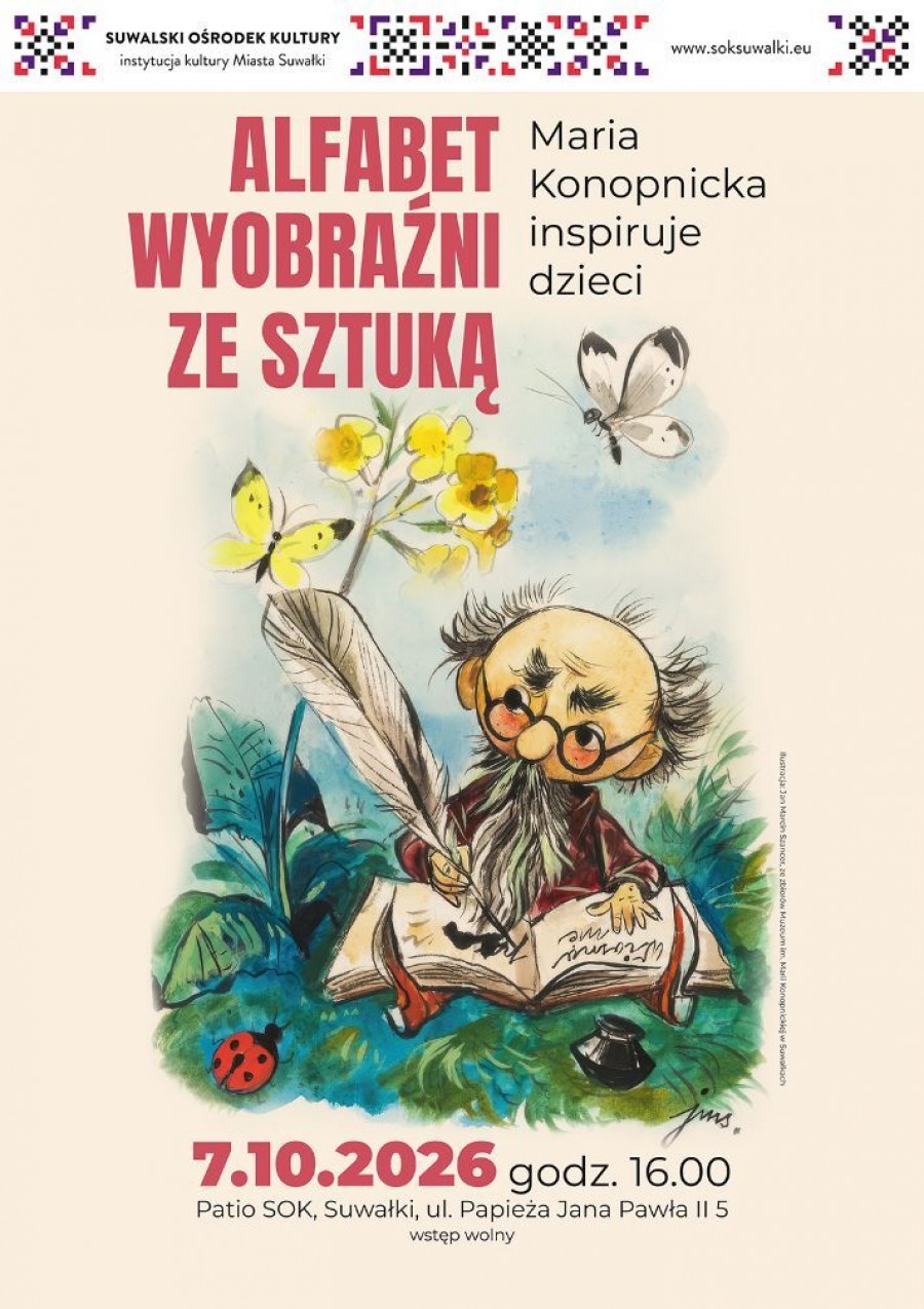 ALFABET WYOBRAŹNI ZE SZTUKĄ. Maria Konopnicka inspiruje dzieci