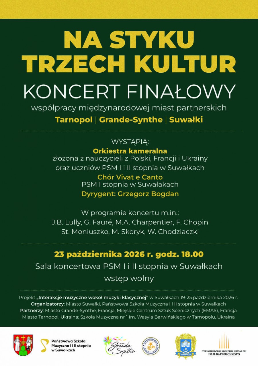 Międzynarodowy koncert finałowy „NA STYKU TRZECH KULTUR”