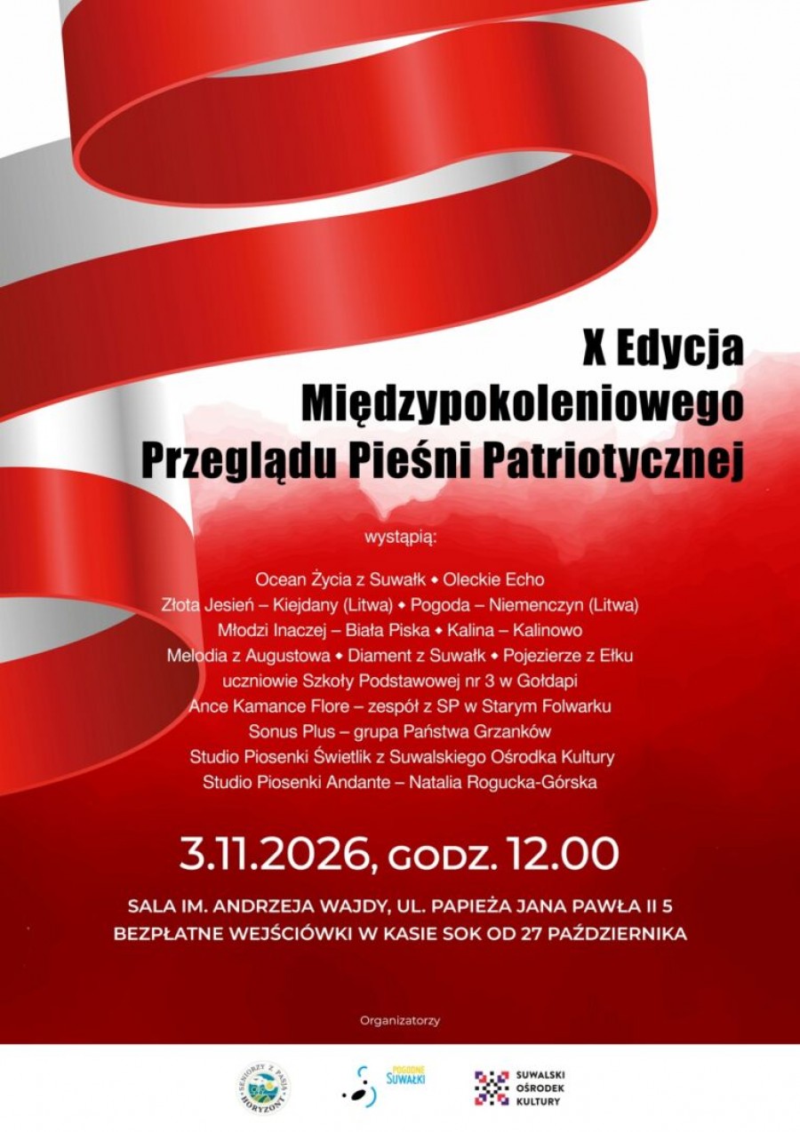X Edycja Międzypokoleniowego Przeglądu Pieśni Patriotycznej