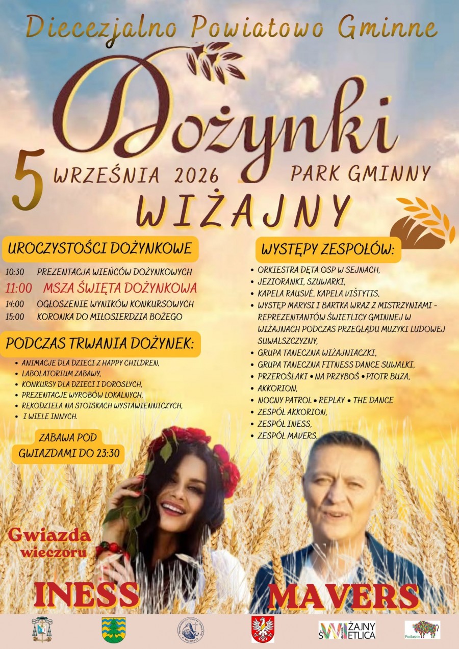 Dożynki Diecezjalno- Powiatowo- Gminne w Wiżajnach