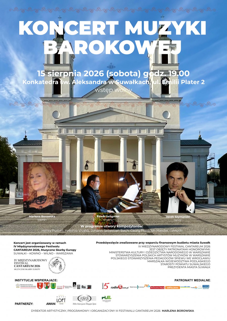 Koncert Muzyki Barokowej w Suwałkach