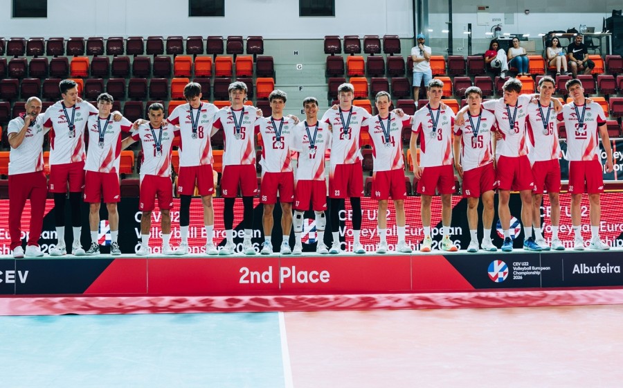 Trener Ślepska Malowu Piotr Graban i Maksymilian Łysoń poprowadzili Polskę do srebra ME U22