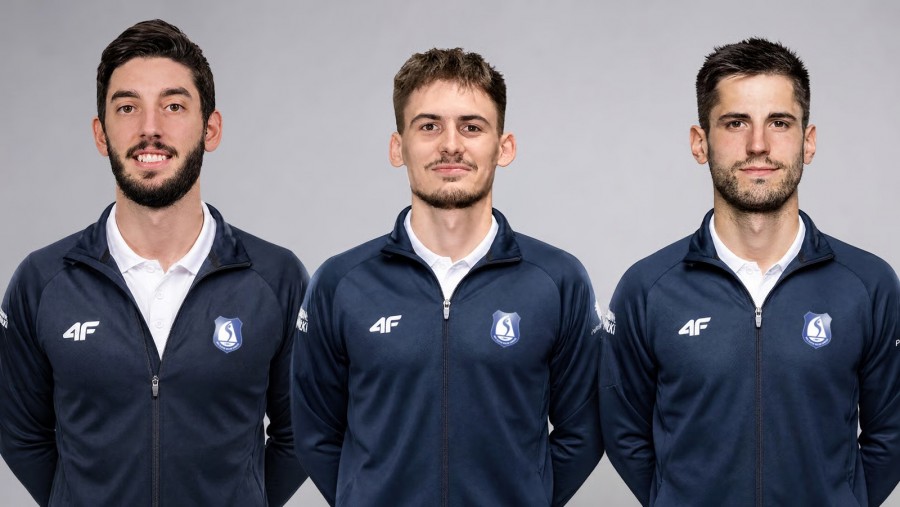 Ignacio Luengas, Moritz Reichert i Marcel Hendzelewski do linii przyjęcia Ślepska Malowu Suwałki