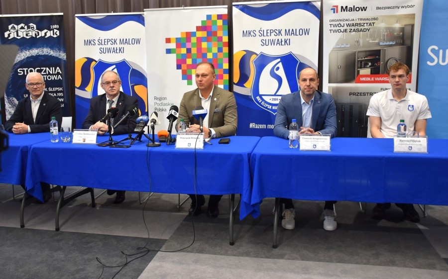 Ślepsk Malow Suwałki. Odejdzie trener Dominik Kwapisiewicz, na pewno zostaje 6 zawodników