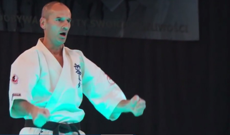 Marek Krejpcio, prezes Suwalskiego Klubu Karate Kyokushin z mistrzowskim stopniem 6 dan [wideo]