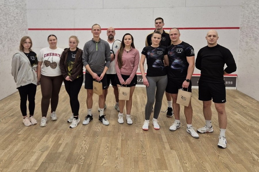 Turniej squasha w Movement Arena Suwałki. Noworoczne Spalanie Kalorii