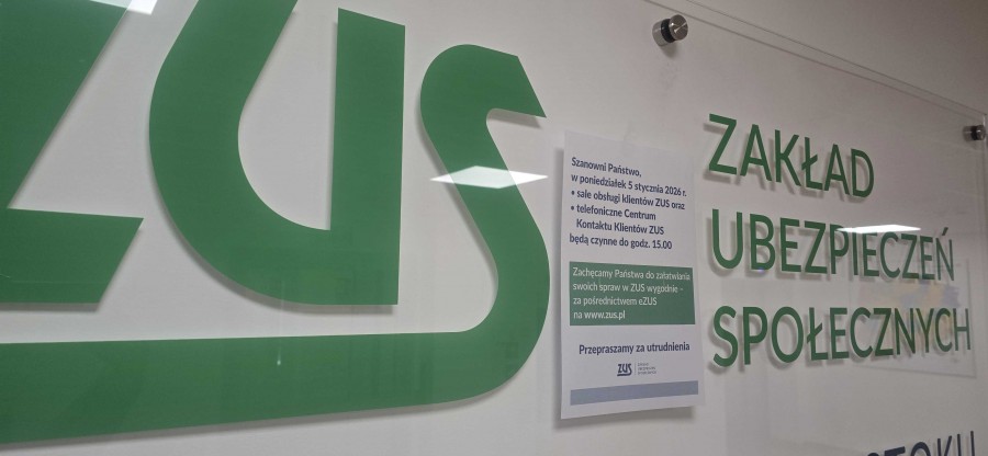 5 stycznia 2026 r. ZUS będzie obsługiwał klientów krócej