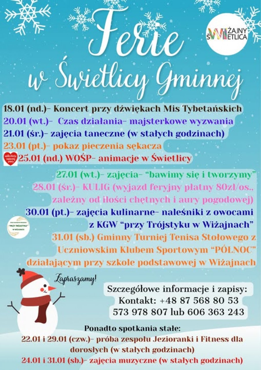 Trwają ferie. W Wiżajnach w tym tygodniu pokaz pieczenia sękacza