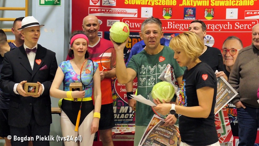 Aktywni Suwalczanie turniejem badmintona rozpoczęli granie Wielkiej Orkiestry w naszym mieście