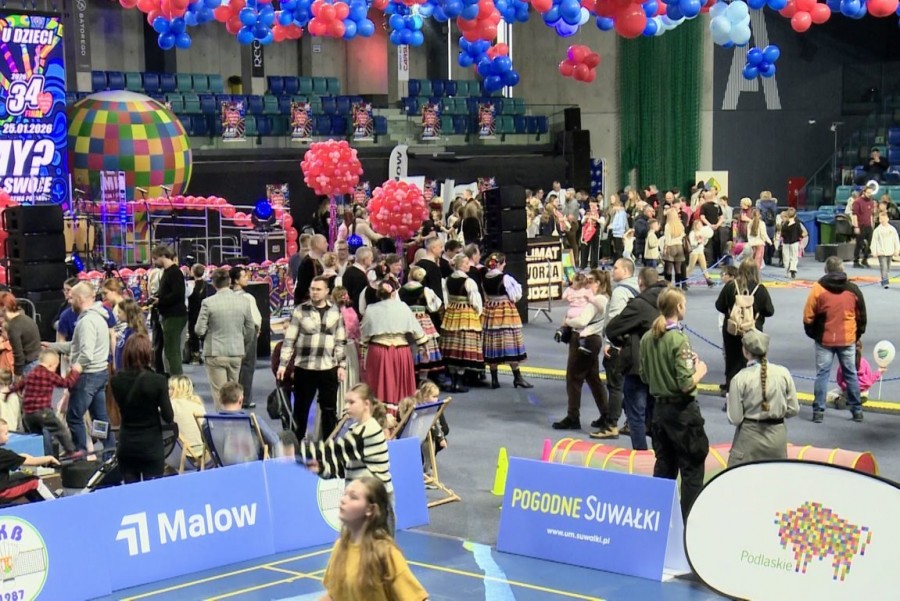 Głośno, wesoło, kolorowo i do tego w szczytnym celu. 34. Finał WOŚP w Suwałkach [zdjęcia, wideo]