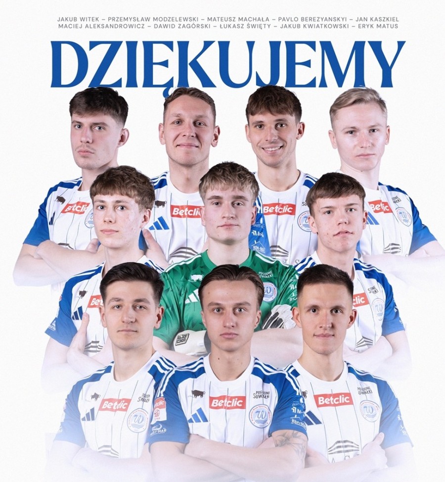 Dziesięciu piłkarzy opuszcza Wigry Suwałki