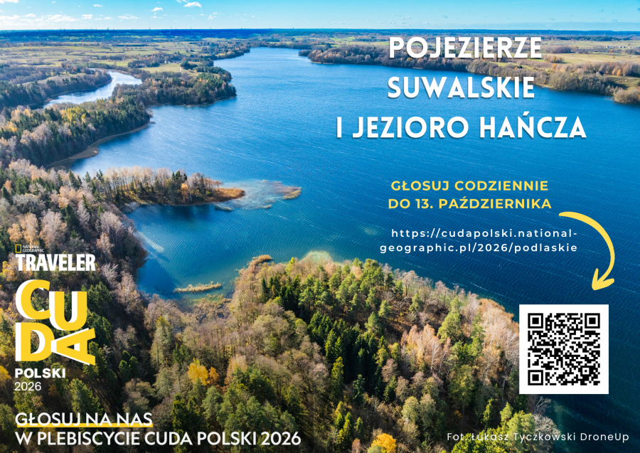 Pojezierze Suwalskie i Jezioro Hańcza walczą o tytuł Cuda Polski 2026