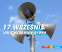 Włączenie syren - 17 września