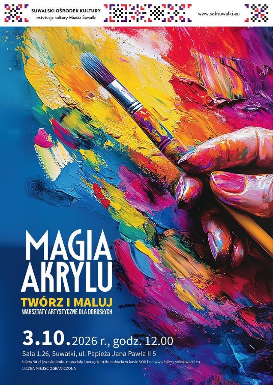 Magia akrylu – warsztaty artystyczne dla dorosłych