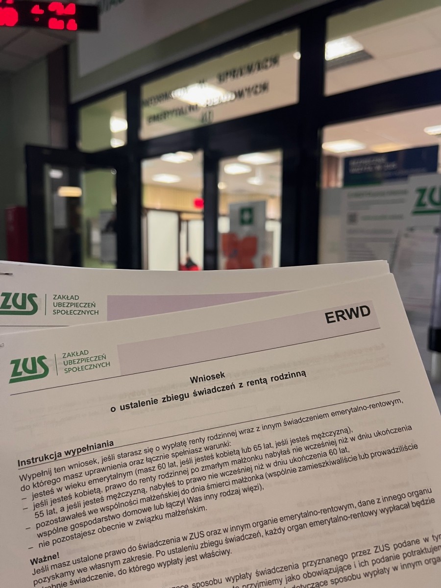 Duże zainteresowanie rentą wdowią w województwie podlaskim