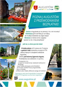 Bezpłatne wycieczki po Augustowie w każdą sobotę wakacji