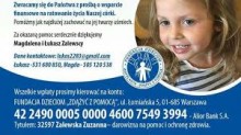 Śliczna dziewczynka potrzebuje naszej pomocy. Aktywna Akcja Charytatywna dla Zuzi