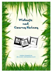 Konkurs „Wakacje nad Czarną Hańczą”