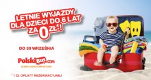 Dzień Dziecka w PolskiBus.com! Promocja „Dzieci do lat 6 za 0 zł” aż do 30 września!