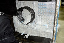 Budzisko. 40 tys. paczek przemycanych papierosów