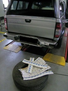 Papierosy jechały w kole