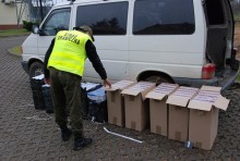 Kontrabanda o wartości 68 tys. zł w kartonach i workach